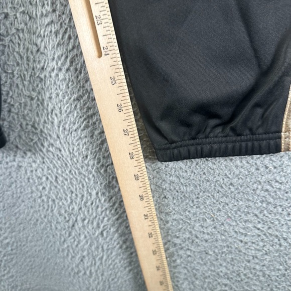 Adidas Pant Girls XL Black Polyester Track Running Tapered Performance Training - Picture 7 of 9